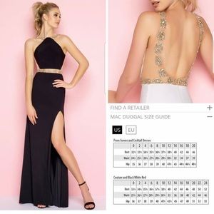 Size 8 MacDuggal pageant dress